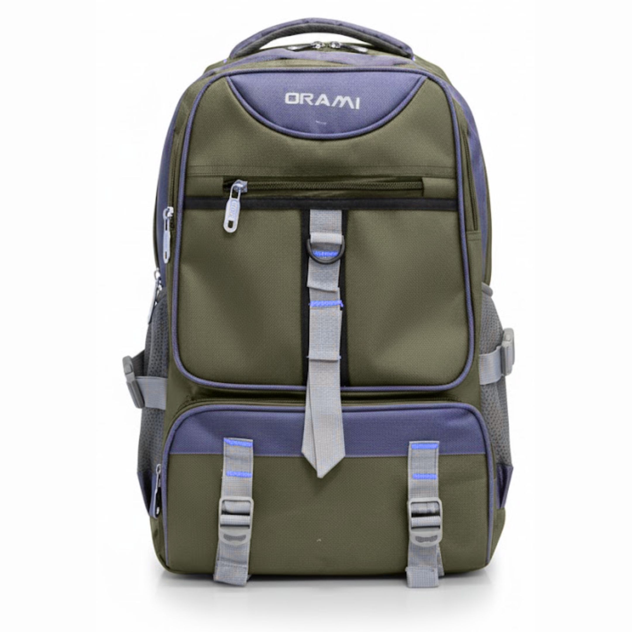 ORAMI 20-Inch Backpack | Durable Travel & Laptop Backpack with Multiple Compartments | Stylish GRAY & NAVY Everyday Backpack